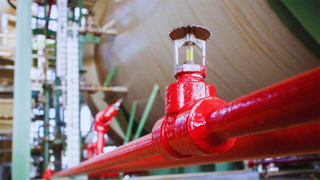 Industrial fire sprinkler system inspection—fire inspection services keep your tenants and employees safe